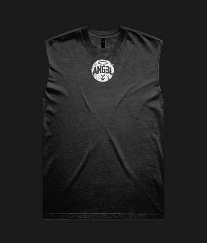 ANG3L // HEAVY FADED TANK — CORE LOGO