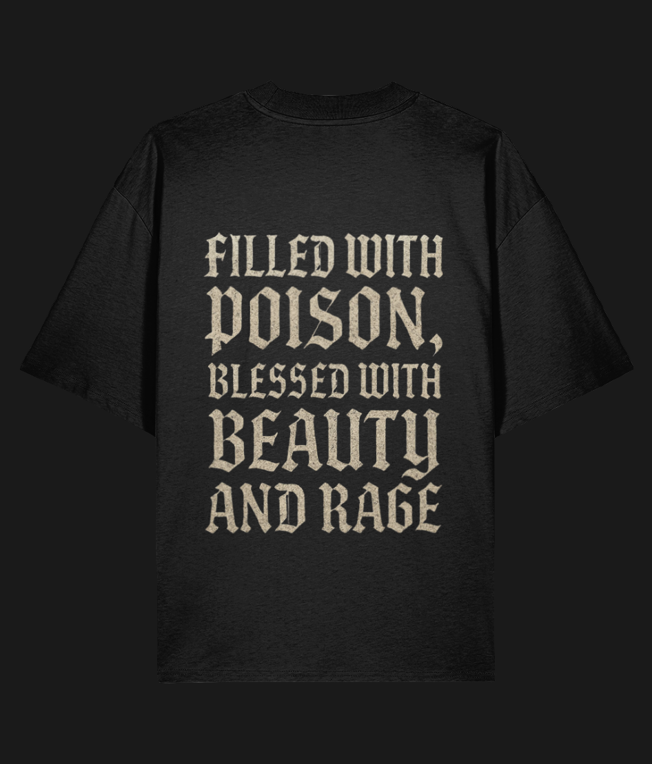 ANG3L POISON & BEAUTY OVERSIZED GOTHIC T-SHIRT ⚠️
Low stock. Once it’s gone, it’s gone forever. This piece will never be restocked.