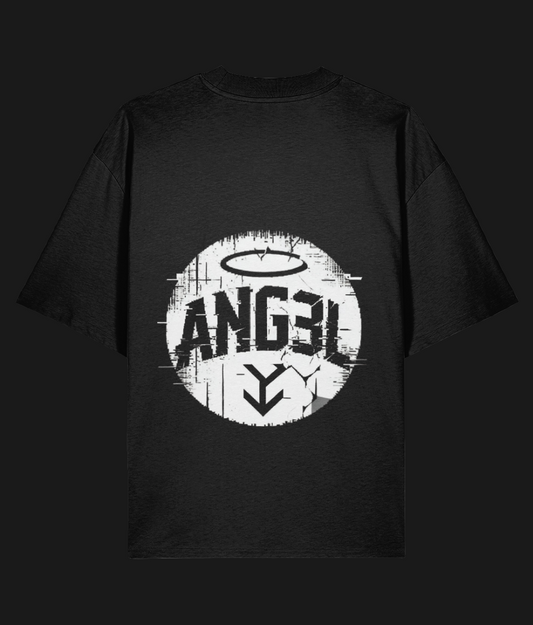 Core Logo Oversized Tee – Black