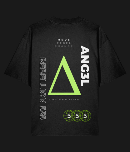 ANG3L 555 REBELLION OVERSIZED T-SHIRT (Only 7 left - won't be restocked)