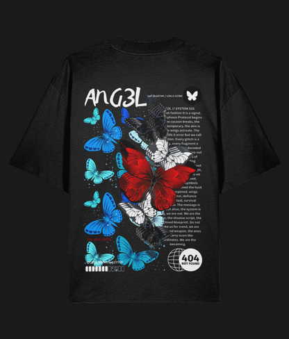 ANG3L // SYSTEM.555 "404 NOT FOUND" OVERSIZED T-SHIRT (Only 8 left - won't be restocked)