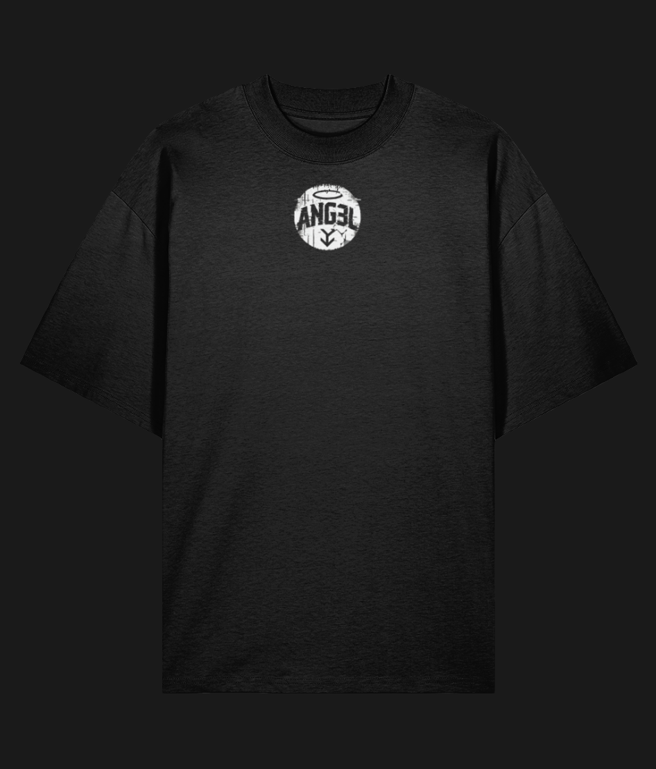 Core Logo Oversized Tee – Black