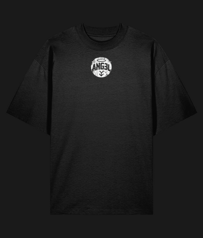 Core Logo Oversized Tee – Black