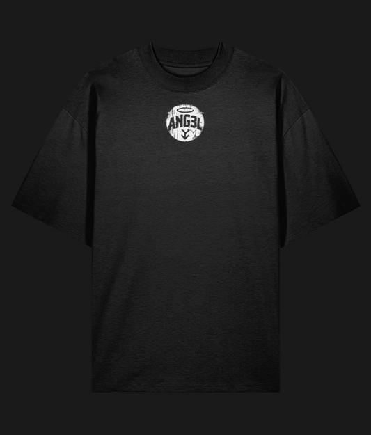Core Logo Oversized Tee – Black
