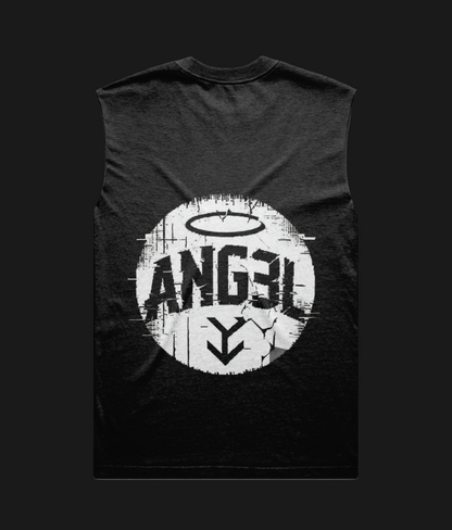 ANG3L // HEAVY FADED TANK — CORE LOGO